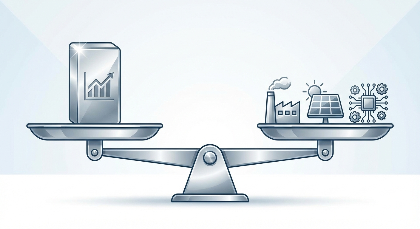 silver investment vs industrial use balance risk reward